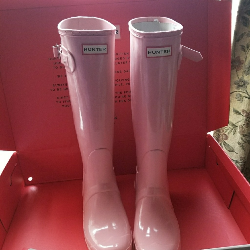 Hunter Rain Boots Tall Light Pink (Pink Sand)